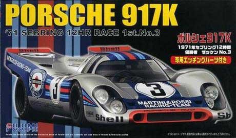 FUJIMI - 1/24 PORSCHE 917K DELUXE '71 SEBRING 12HR RACE 1st No.3