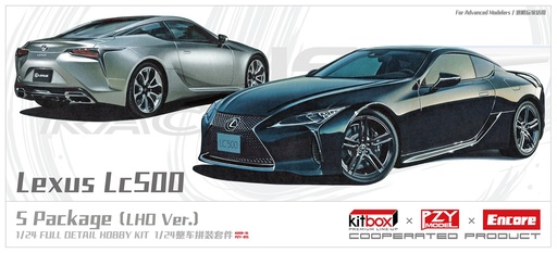 [PZY-015] KITBOX-PZY - 1/24 Lexus LC500 S Package (LHD Version)