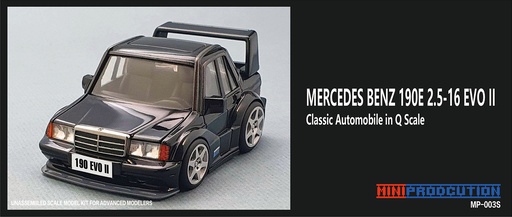 [MP-003S] MINIPRODUCTION - MERCEDES BENZ 190E 2.5-16 EVO II - (Q-Scale)