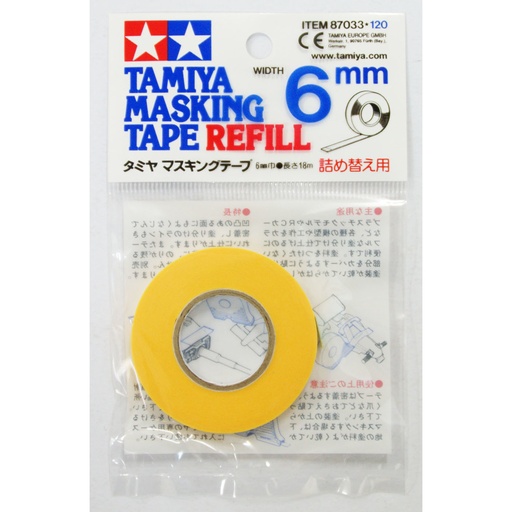 [TAM-87033] Masking Tape Refill 6mm